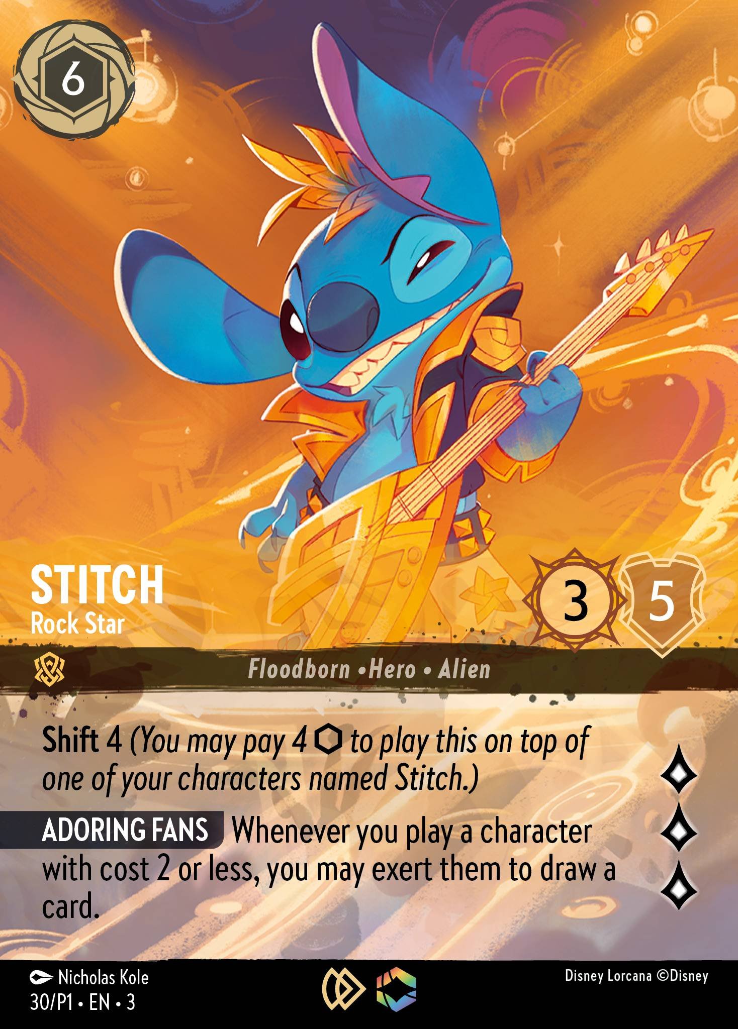 Stitch - Rock Star (Promo &middot; 3 #30)