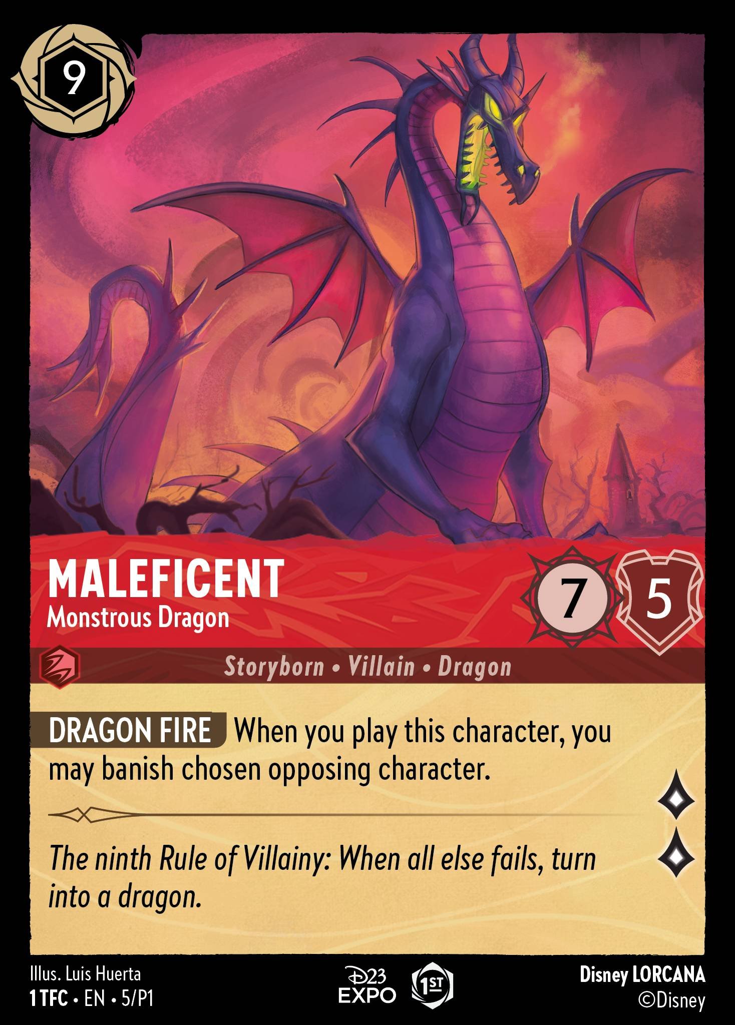 Maleficent - Monstrous Dragon (Promo &middot; 1 #5)