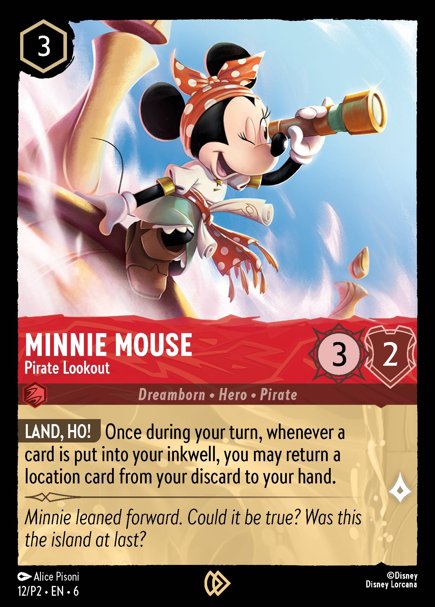 Minnie Mouse - Pirate Lookout (Promo &middot; 6 #12)