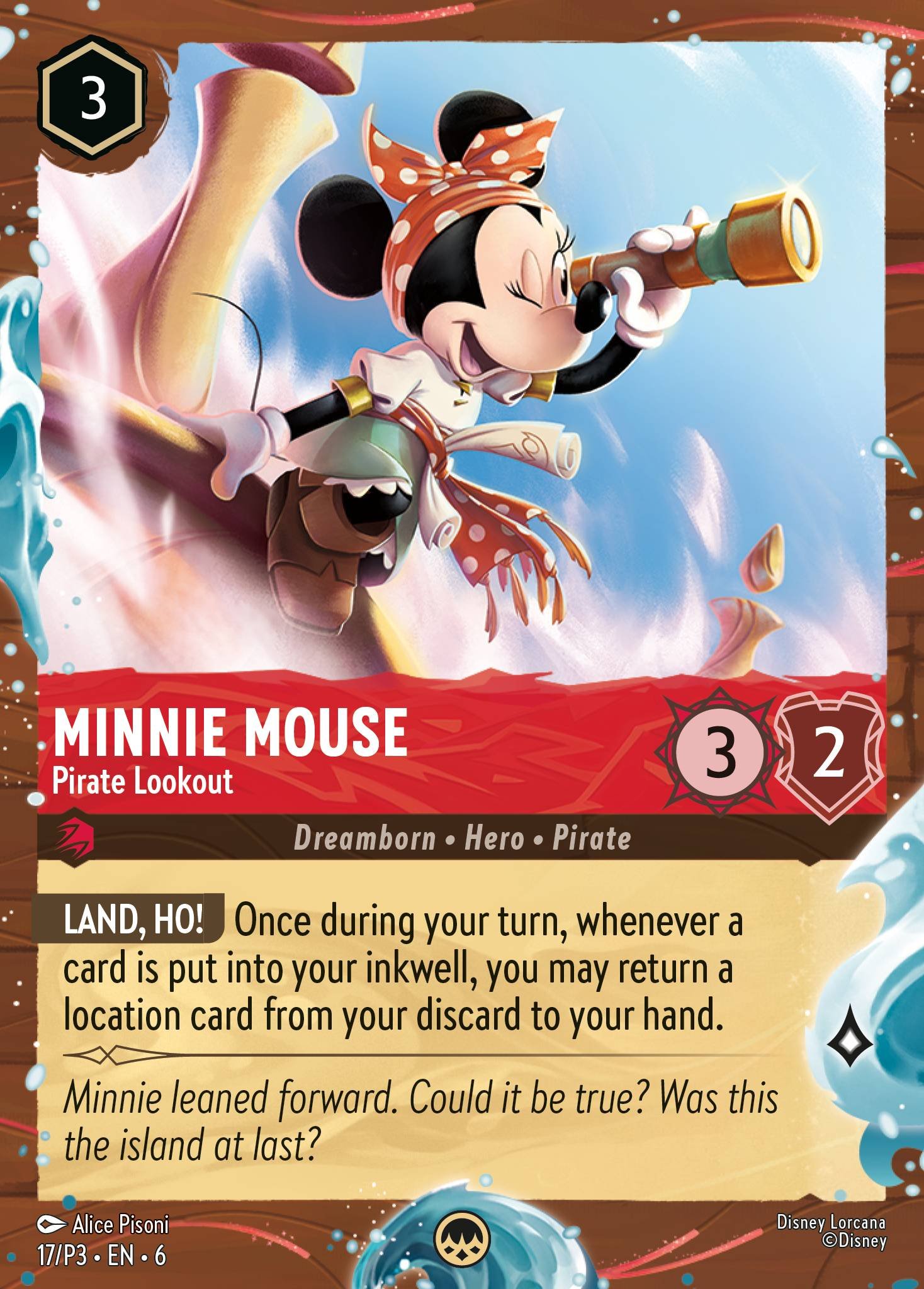 Minnie Mouse - Pirate Lookout (Promo &middot; 6 #17)