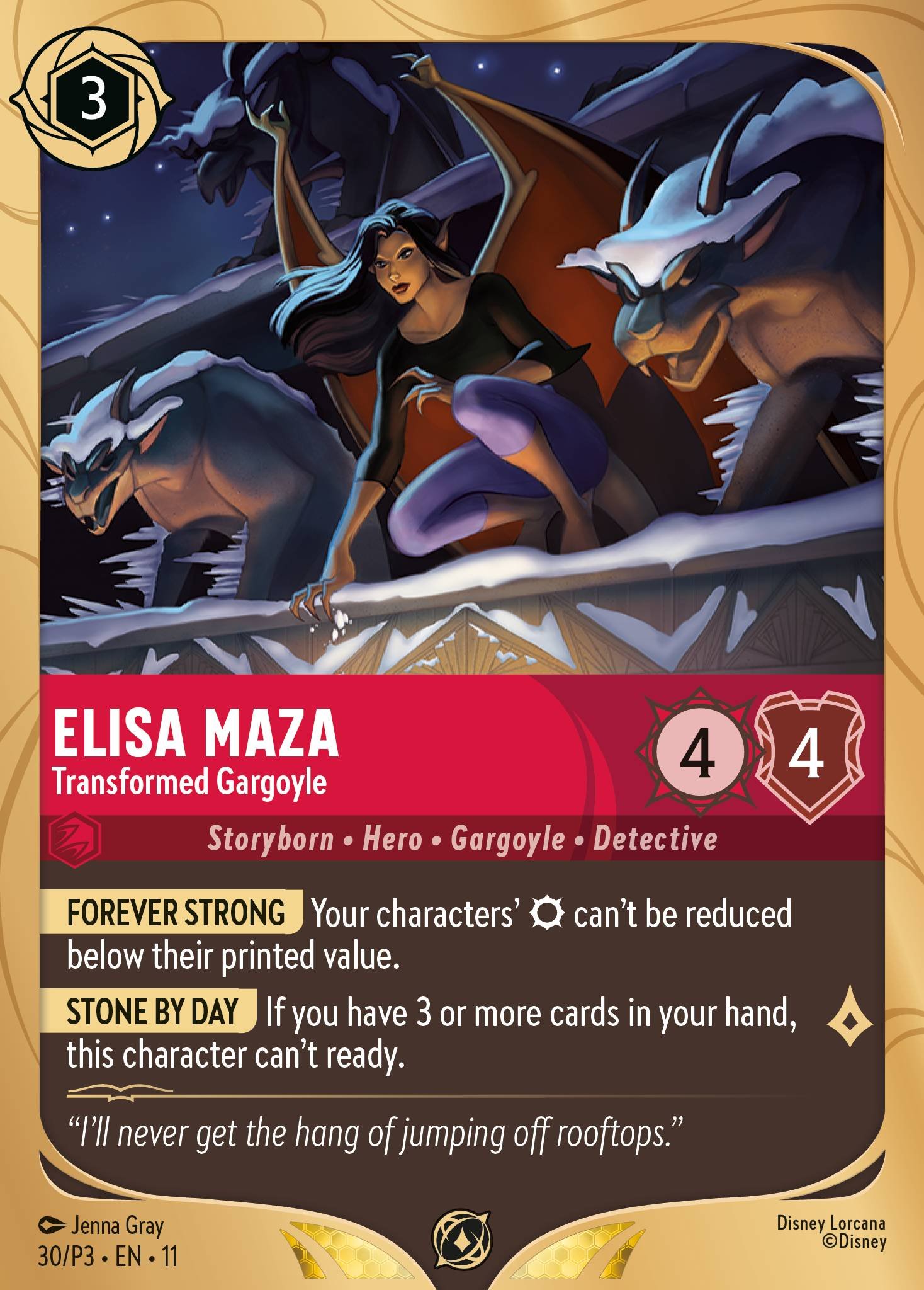 Elisa Maza - Transformed Gargoyle (Promo)