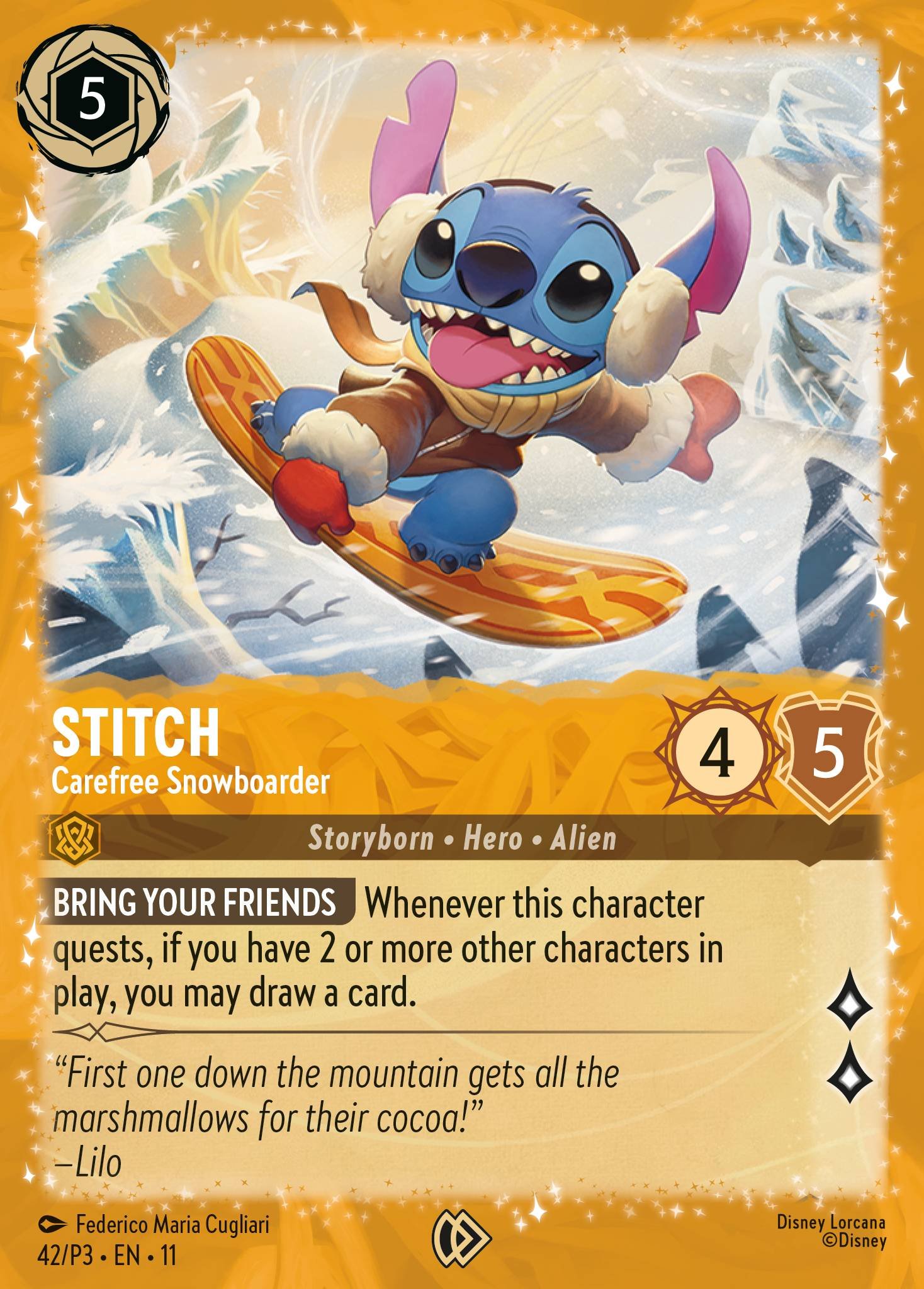 Stitch - Carefree Snowboarder (Promo)