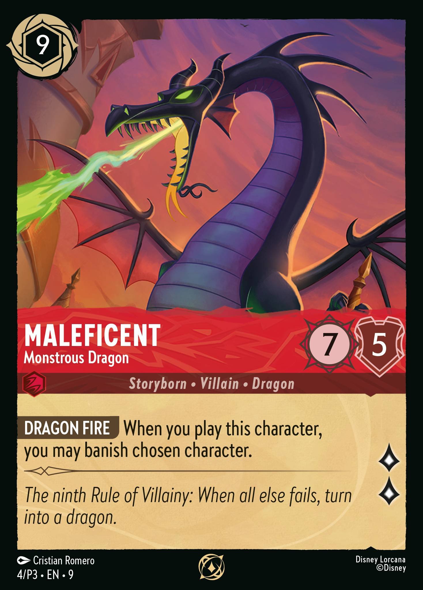 Maleficent - Monstrous Dragon (Promo &middot; 9 #4)