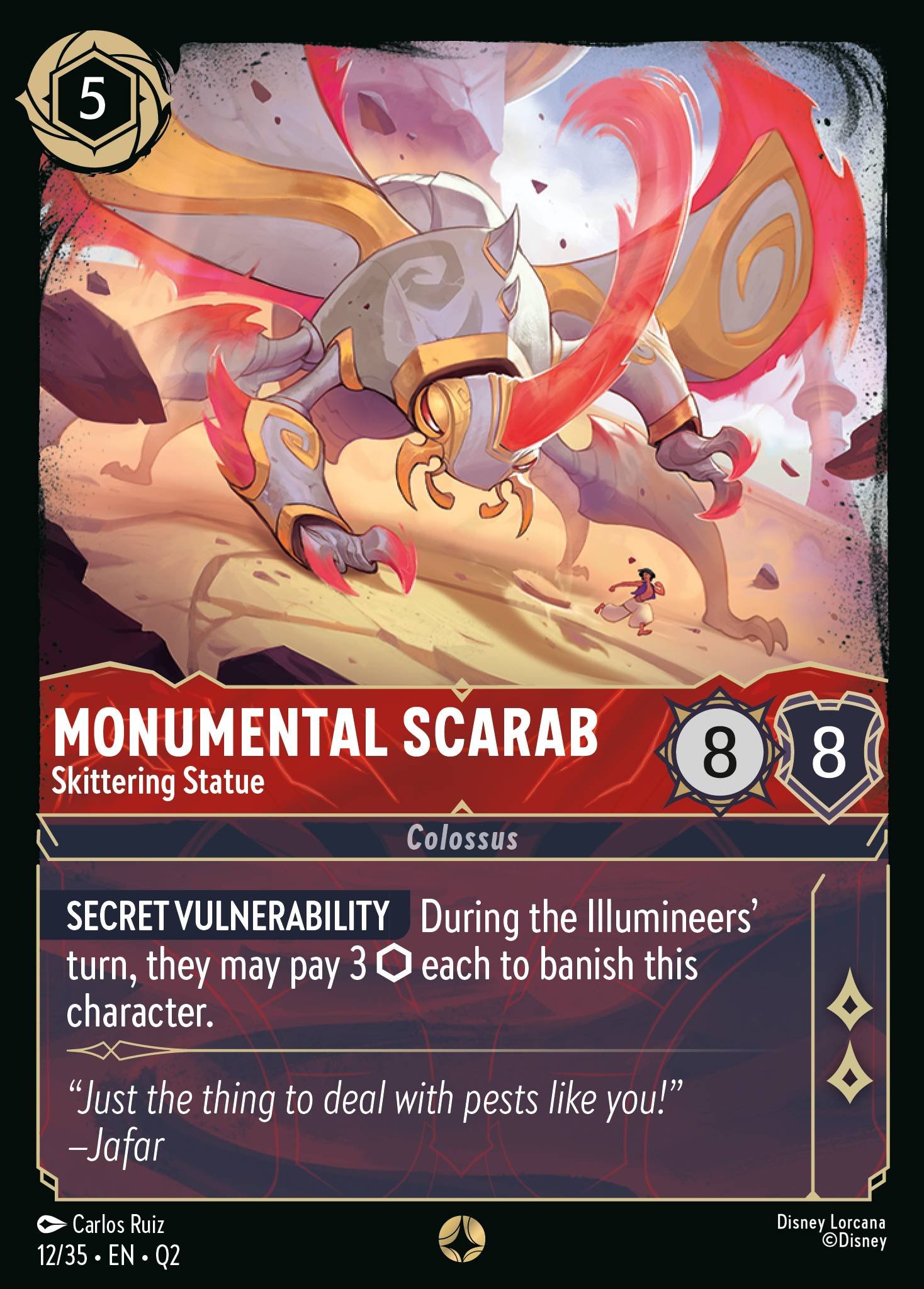 Monumental Scarab - Skittering Statue
