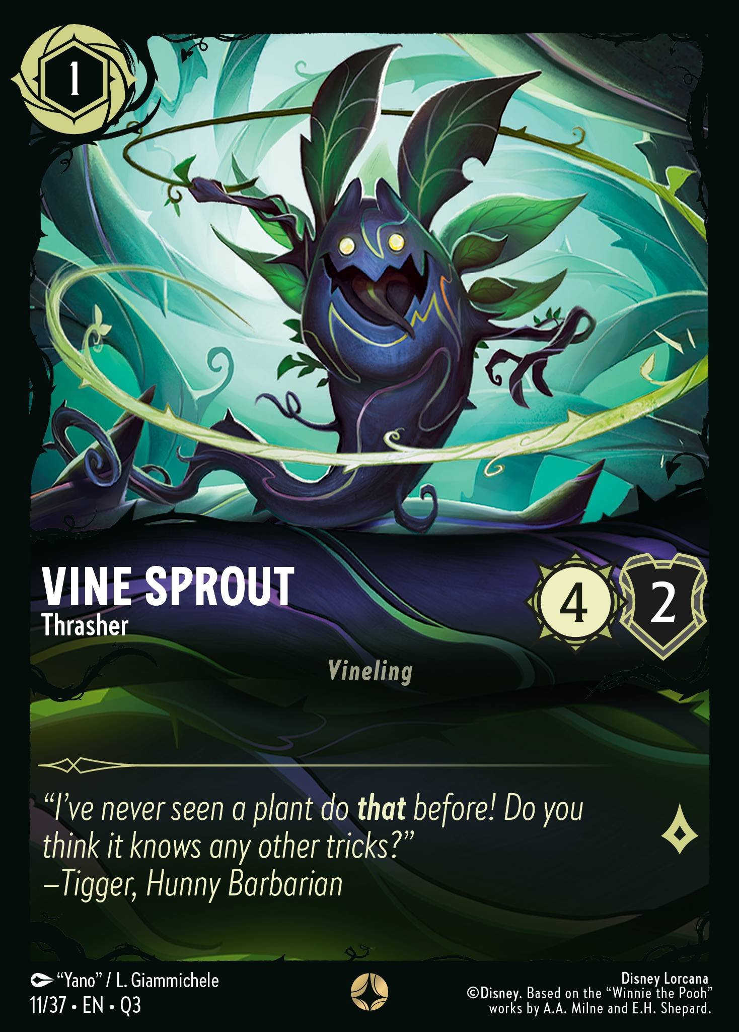 Vine Sprout – Flicker | Disney Lorcana card