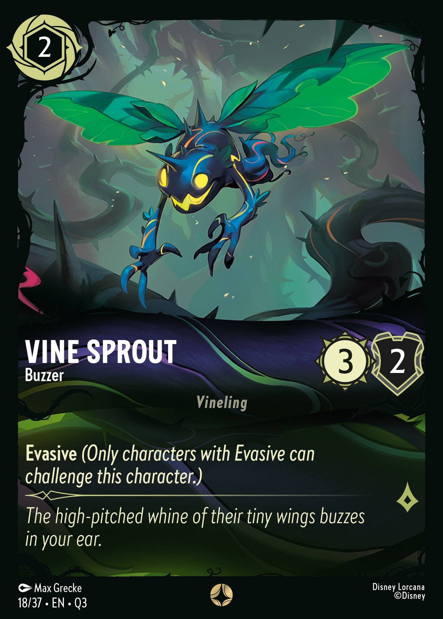Vine Sprout – Flicker | Disney Lorcana card
