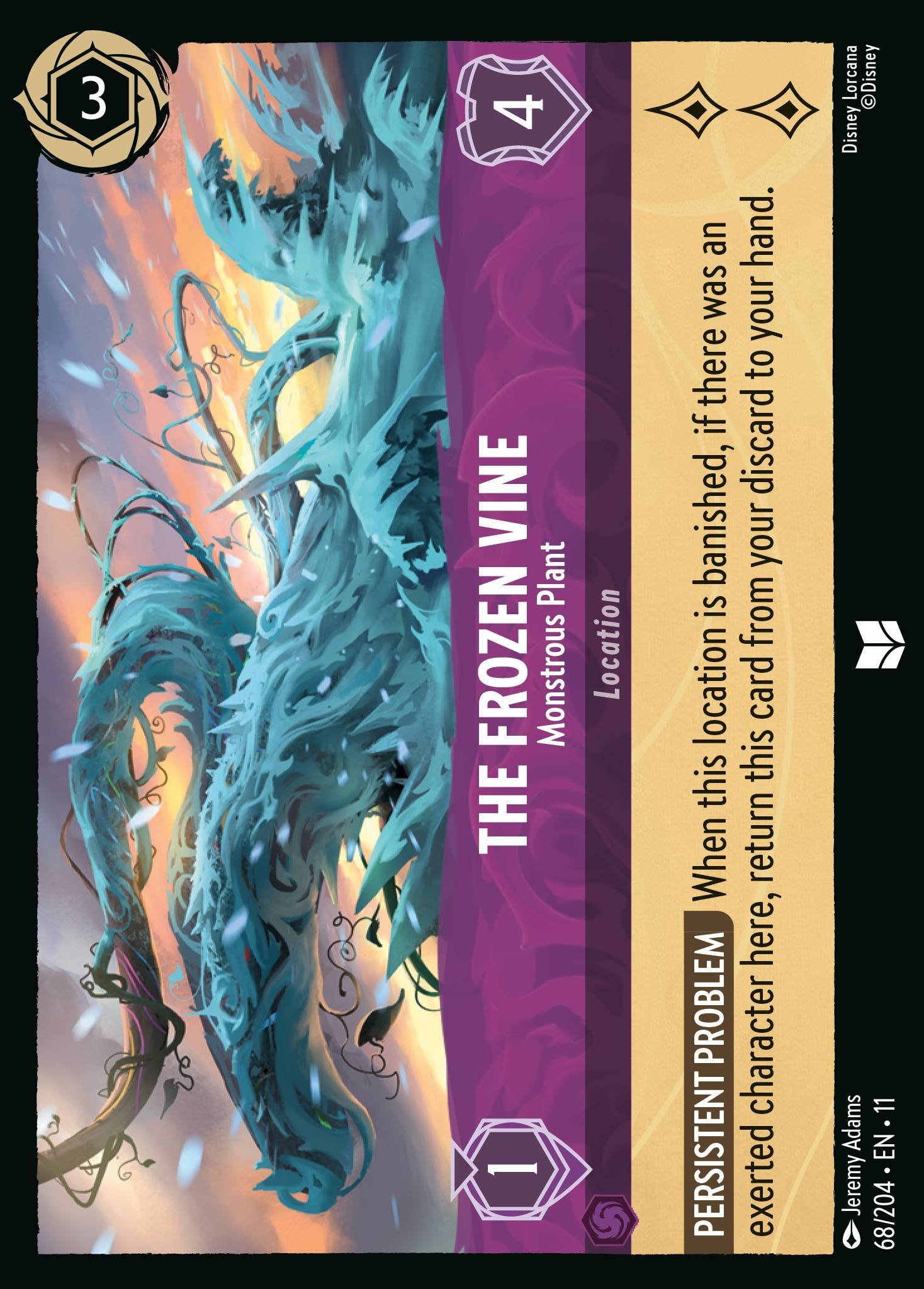 The Frozen Vine - Monstrous Plant