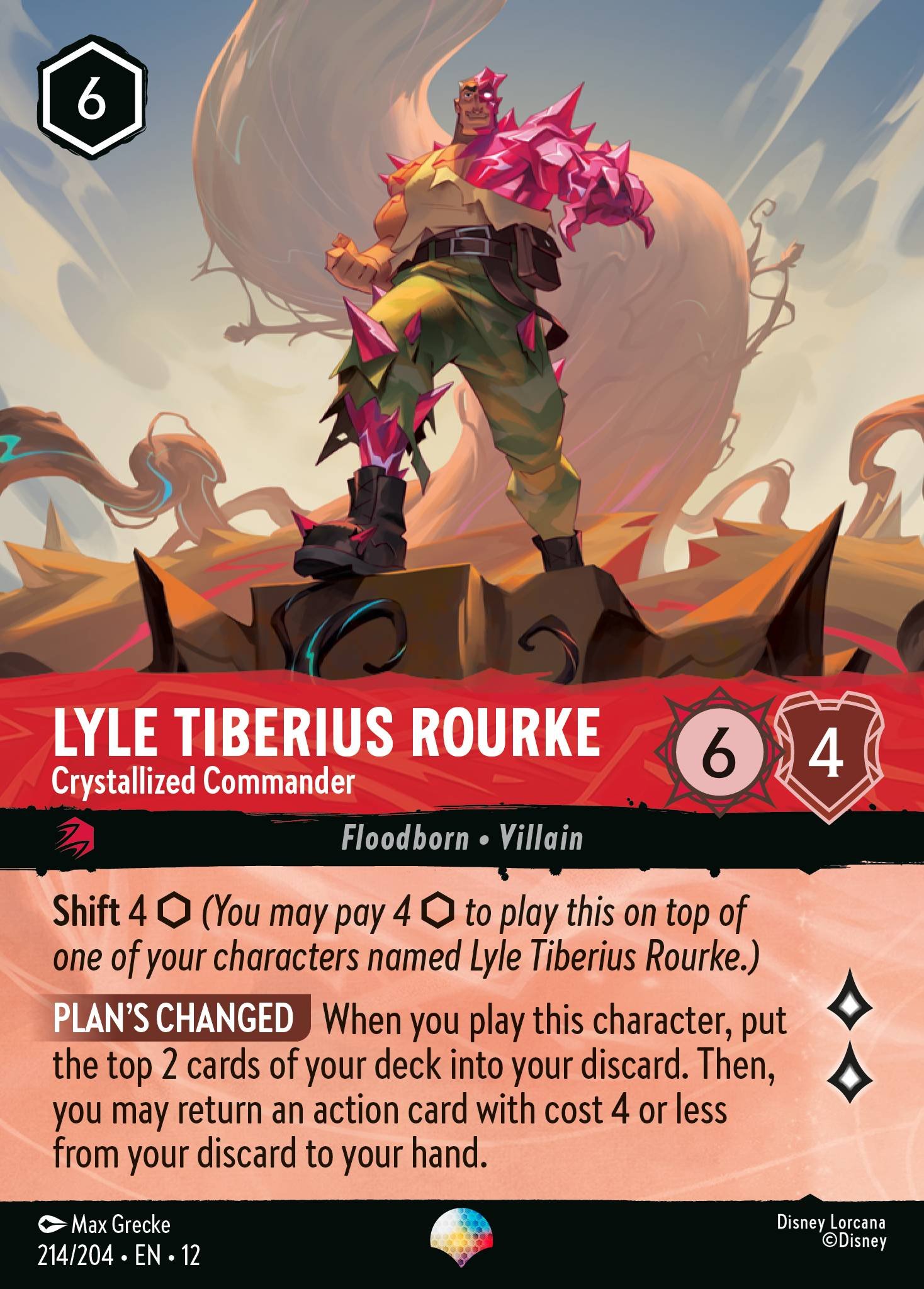 Lyle Tiberius Rourke - Crystallized Commander (Epic)
