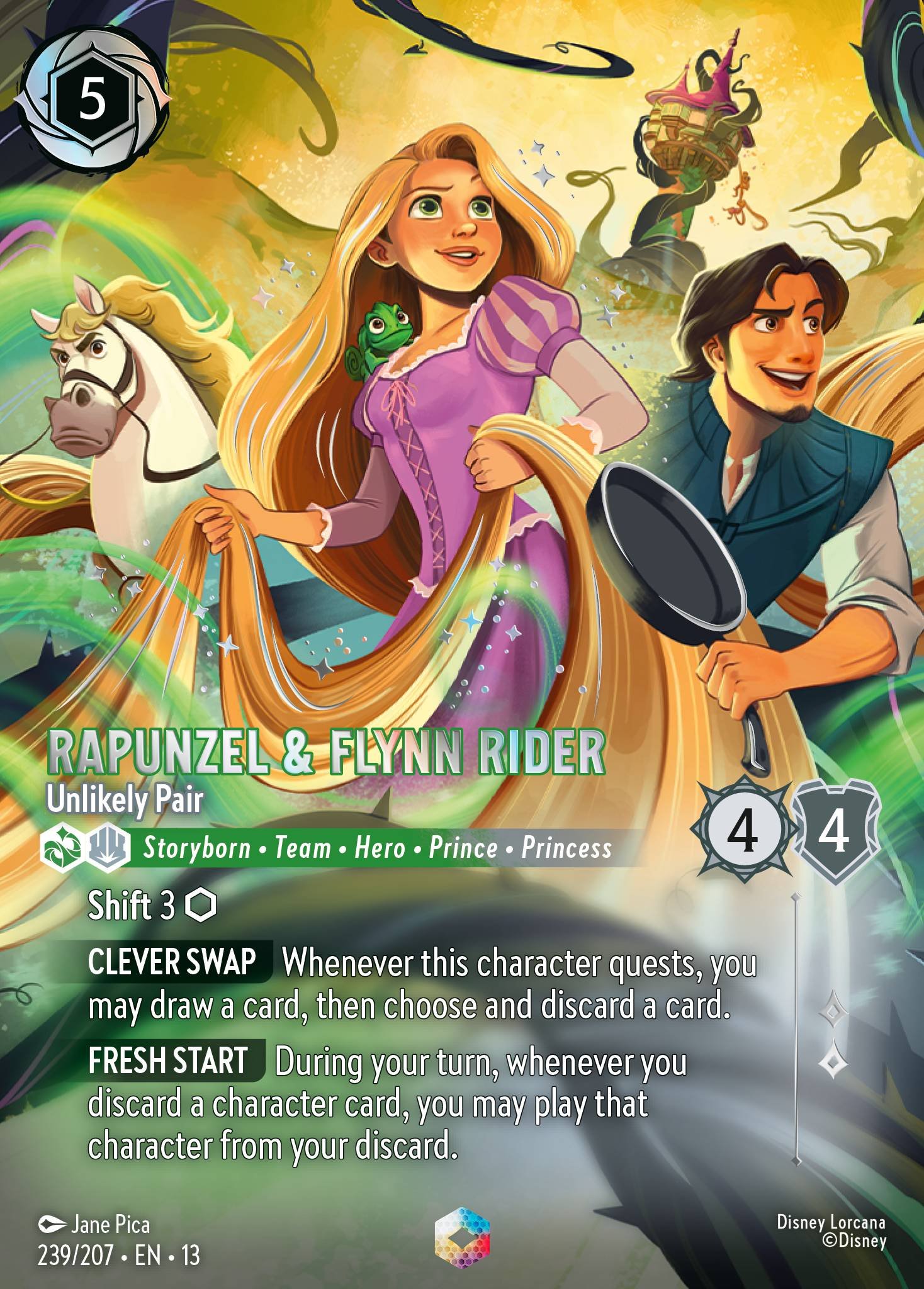 Rapunzel & Flynn Rider - Unlikely Pair (Enchanted)