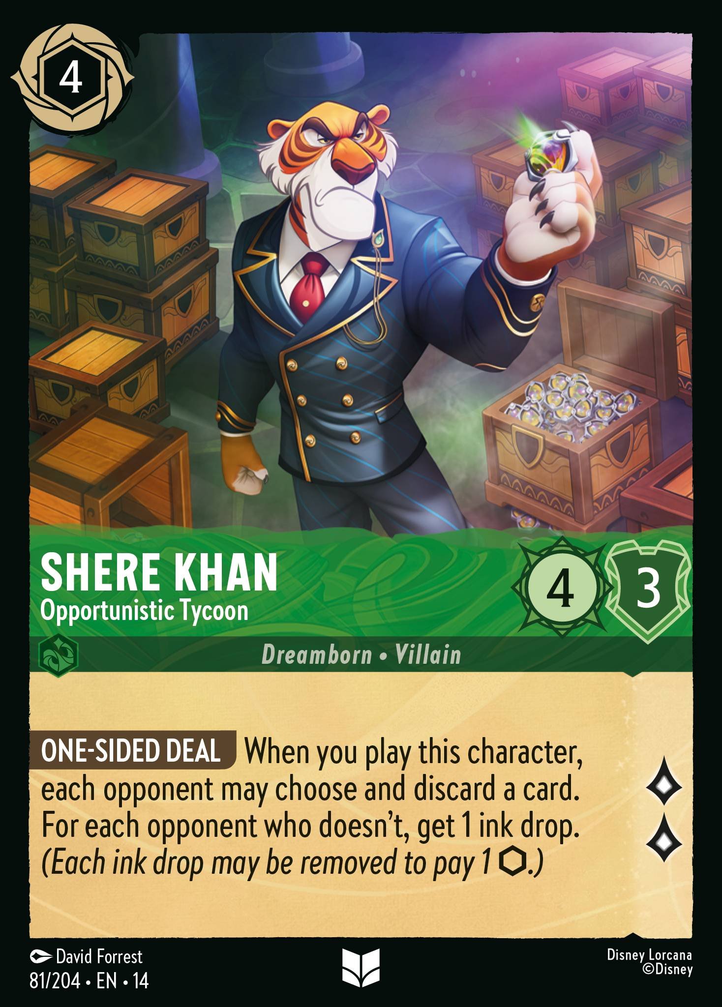 Shere Khan - Opportunistic Tycoon (Uncommon)