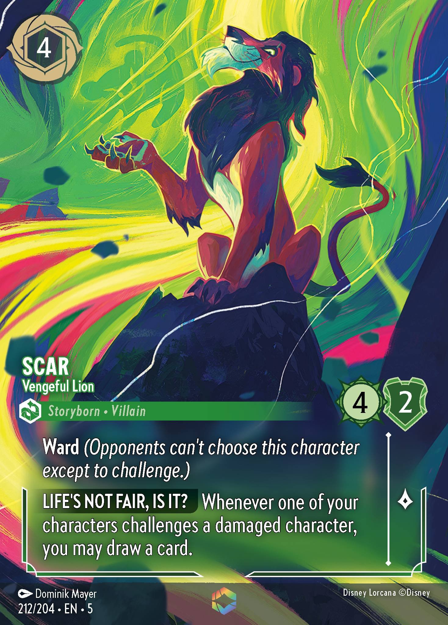 Scar - Vengeful Lion (Enchanted)