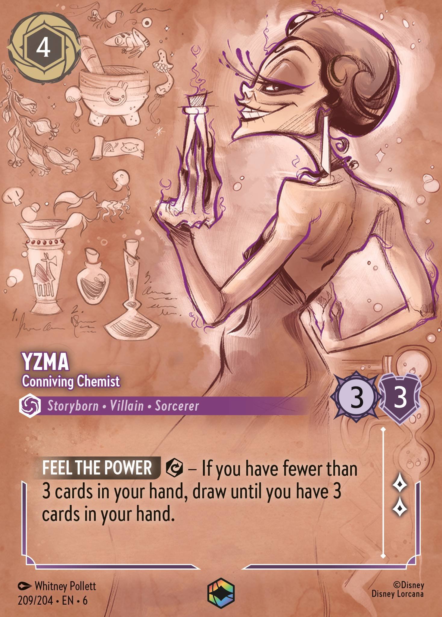 Yzma - Conniving Chemist (Enchanted)