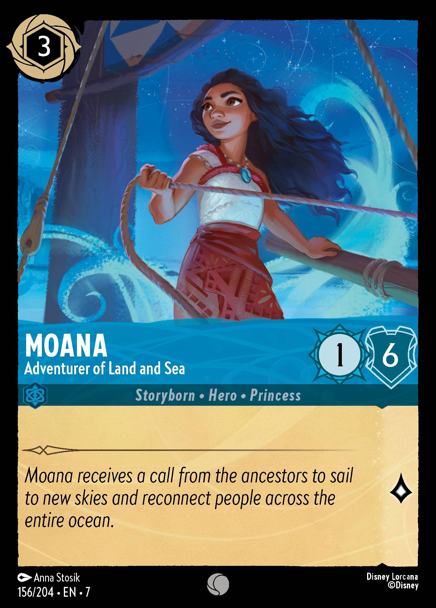 Moana - Adventurer of Land and Sea (Common)