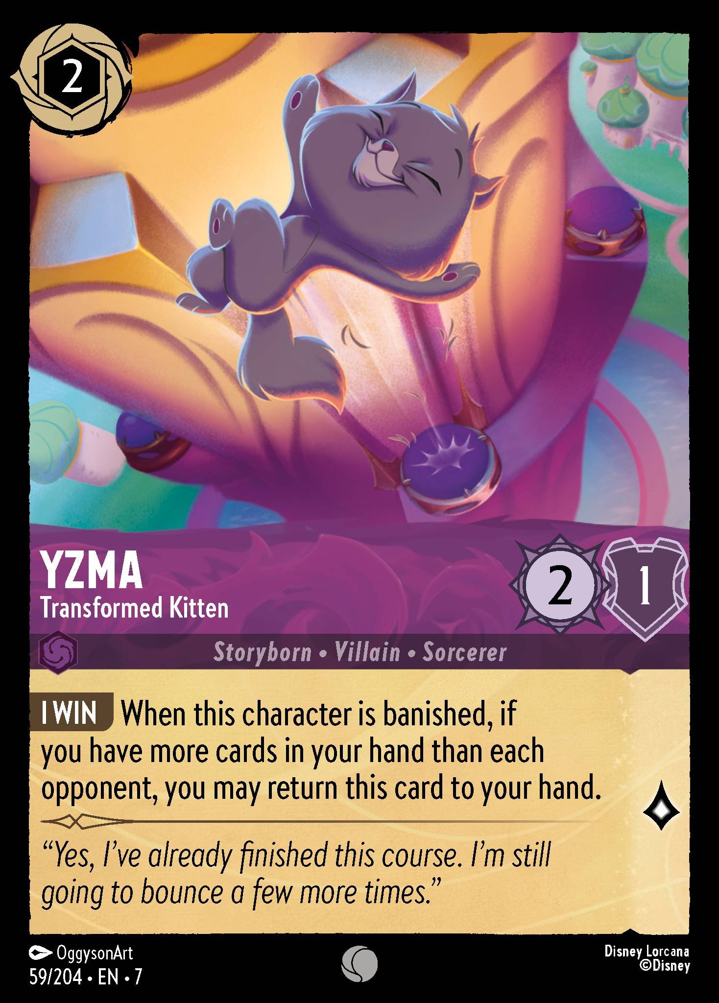 Yzma - Transformed Kitten
