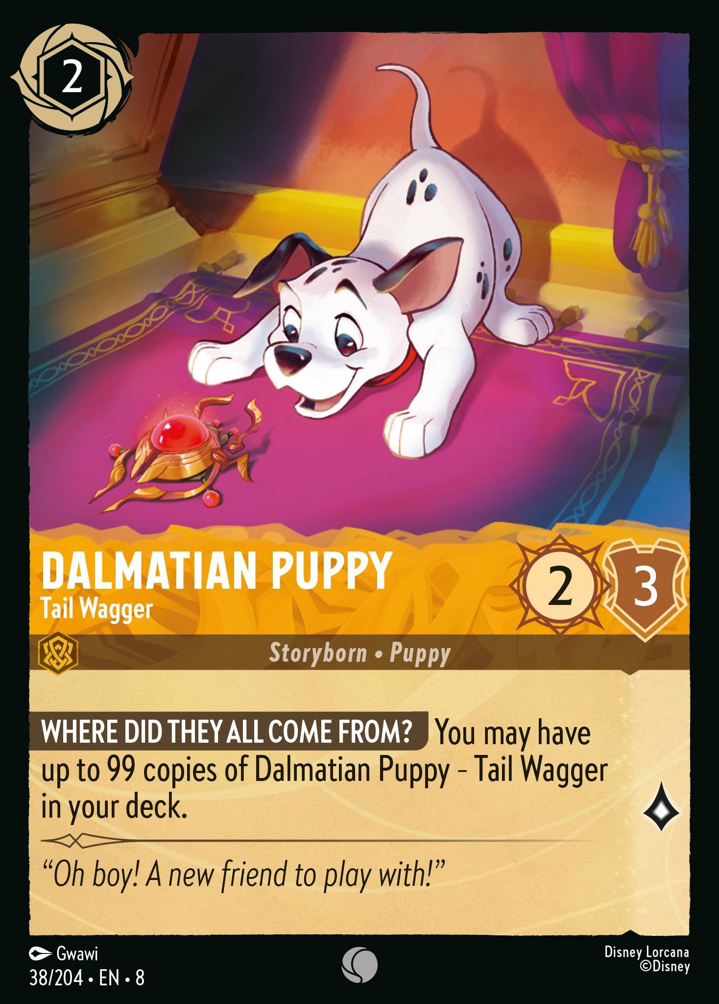 Dalmatian Puppy - Tail Wagger (Common &middot; 8 #38)