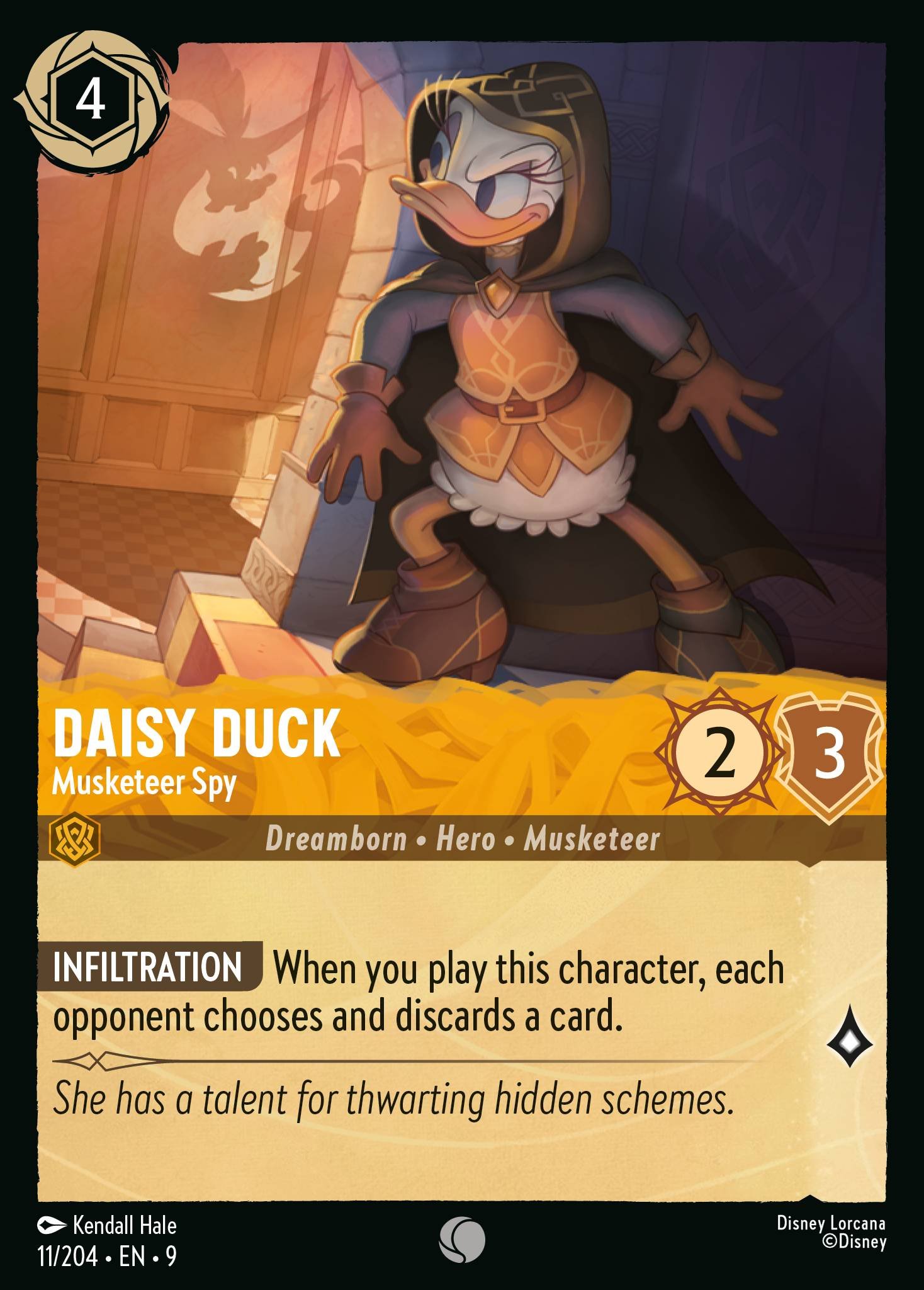 Daisy Duck - Musketeer Spy (Common &middot; 9 #11)