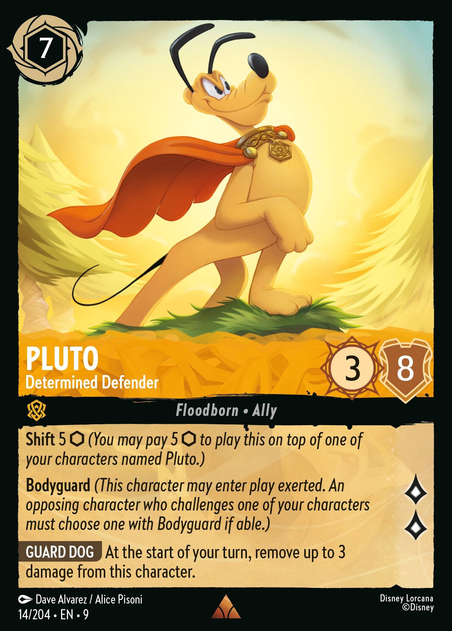 Pluto - Determined Defender (Rare &middot; 9 #14)