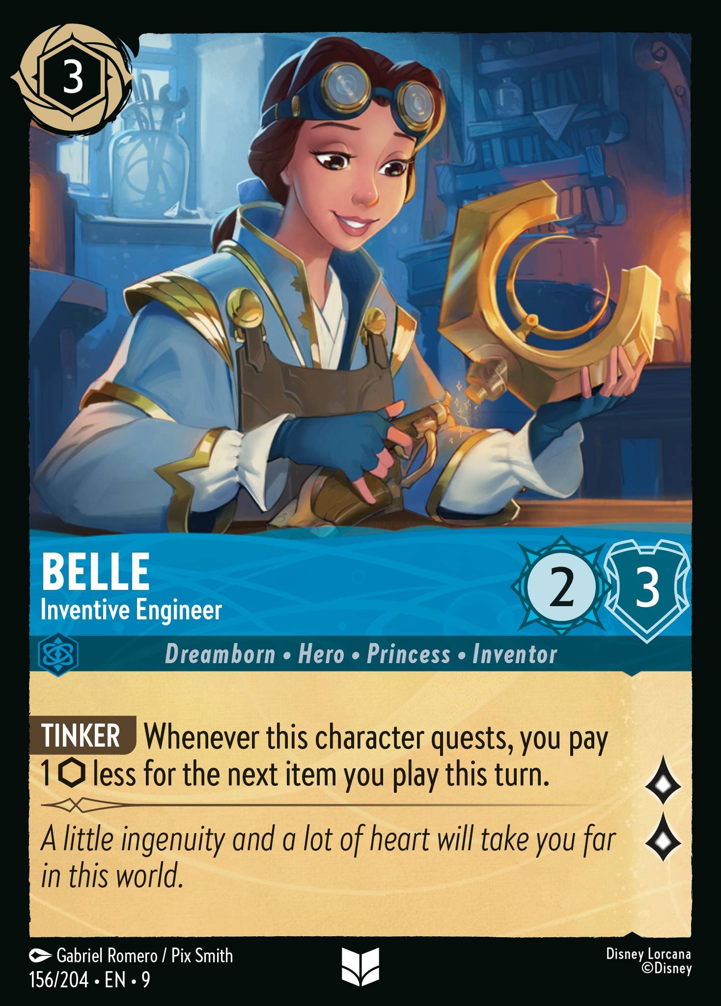 Belle - Inventive Engineer (Uncommon &middot; 9 #156)