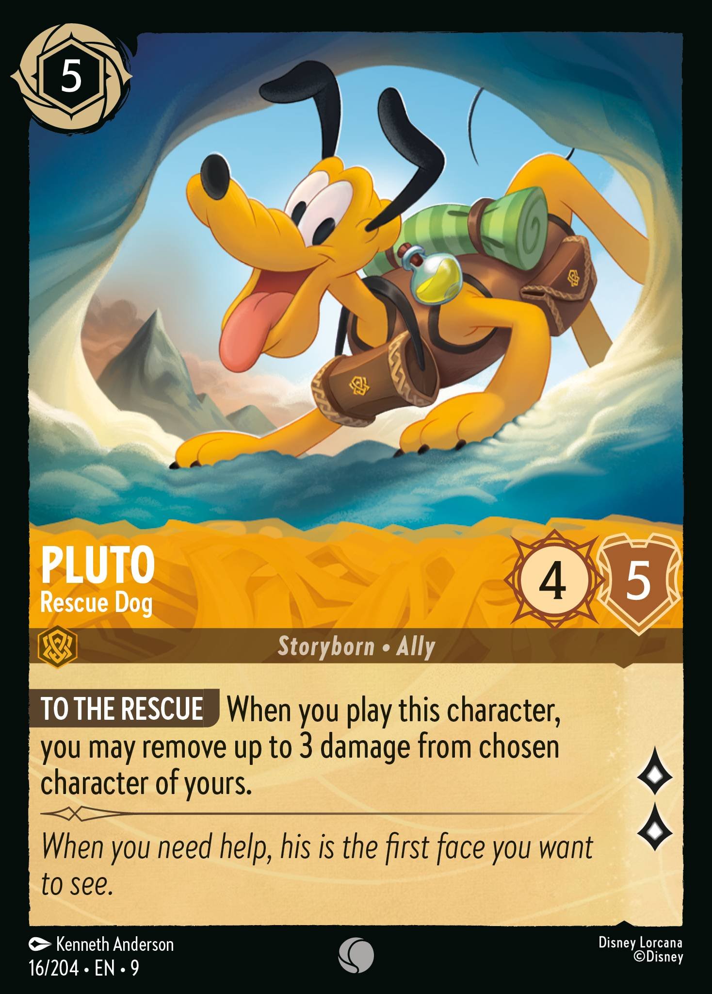 Pluto - Rescue Dog (Common &middot; 9 #16)