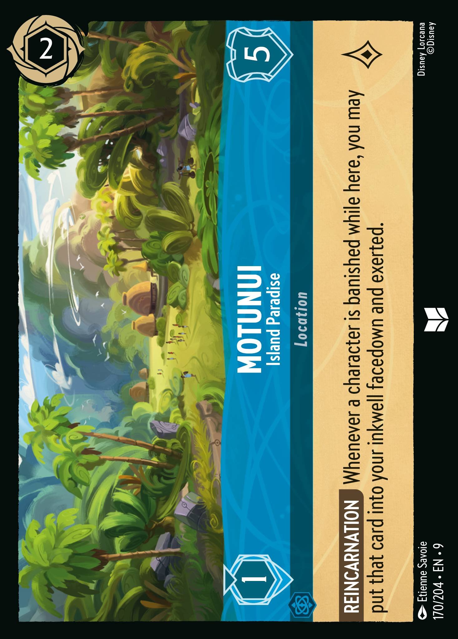 Motunui - Island Paradise (Uncommon &middot; 9 #170)