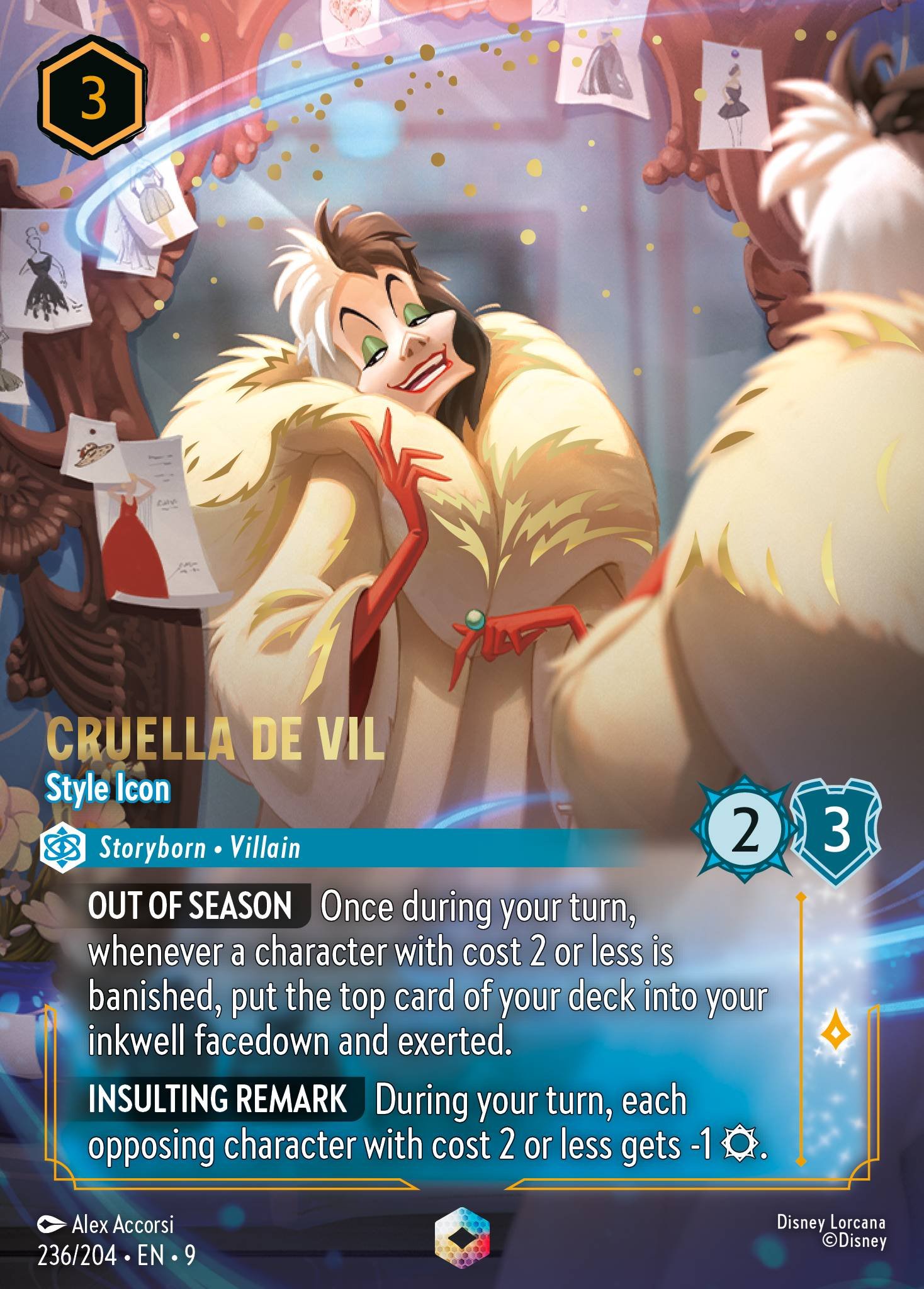 Cruella De Vil - Style Icon (Enchanted)