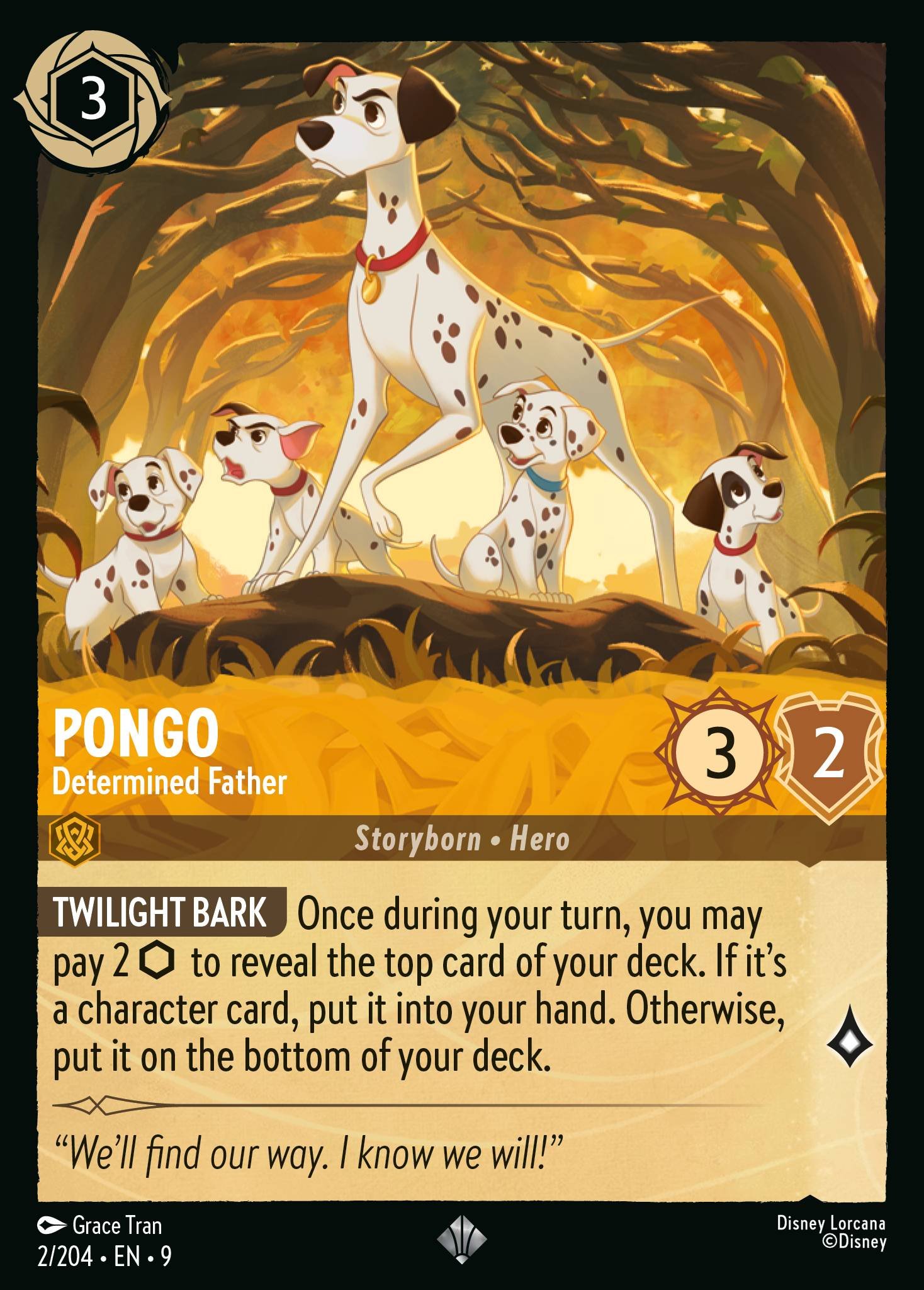 Pongo - Determined Father (Super Rare &middot; 9 #2)