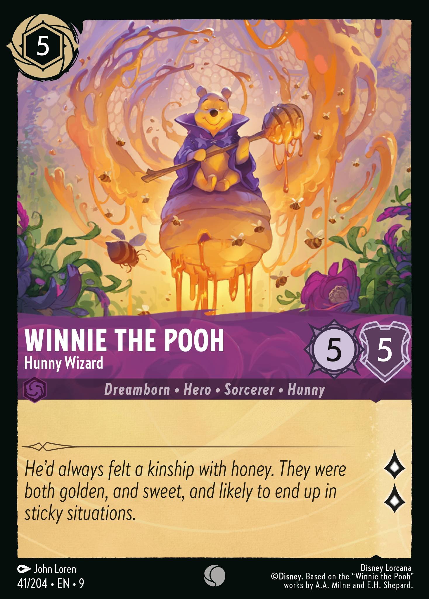 Winnie the Pooh - Hunny Wizard (Common &middot; 9 #41)