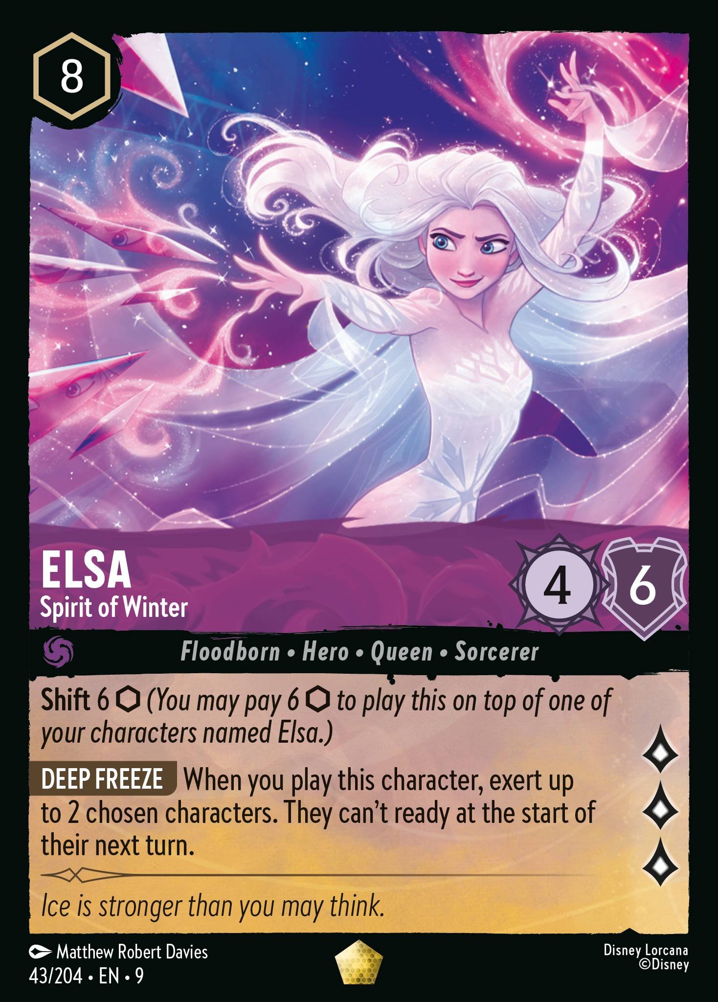 Elsa - Spirit of Winter (Legendary &middot; 9 #43)