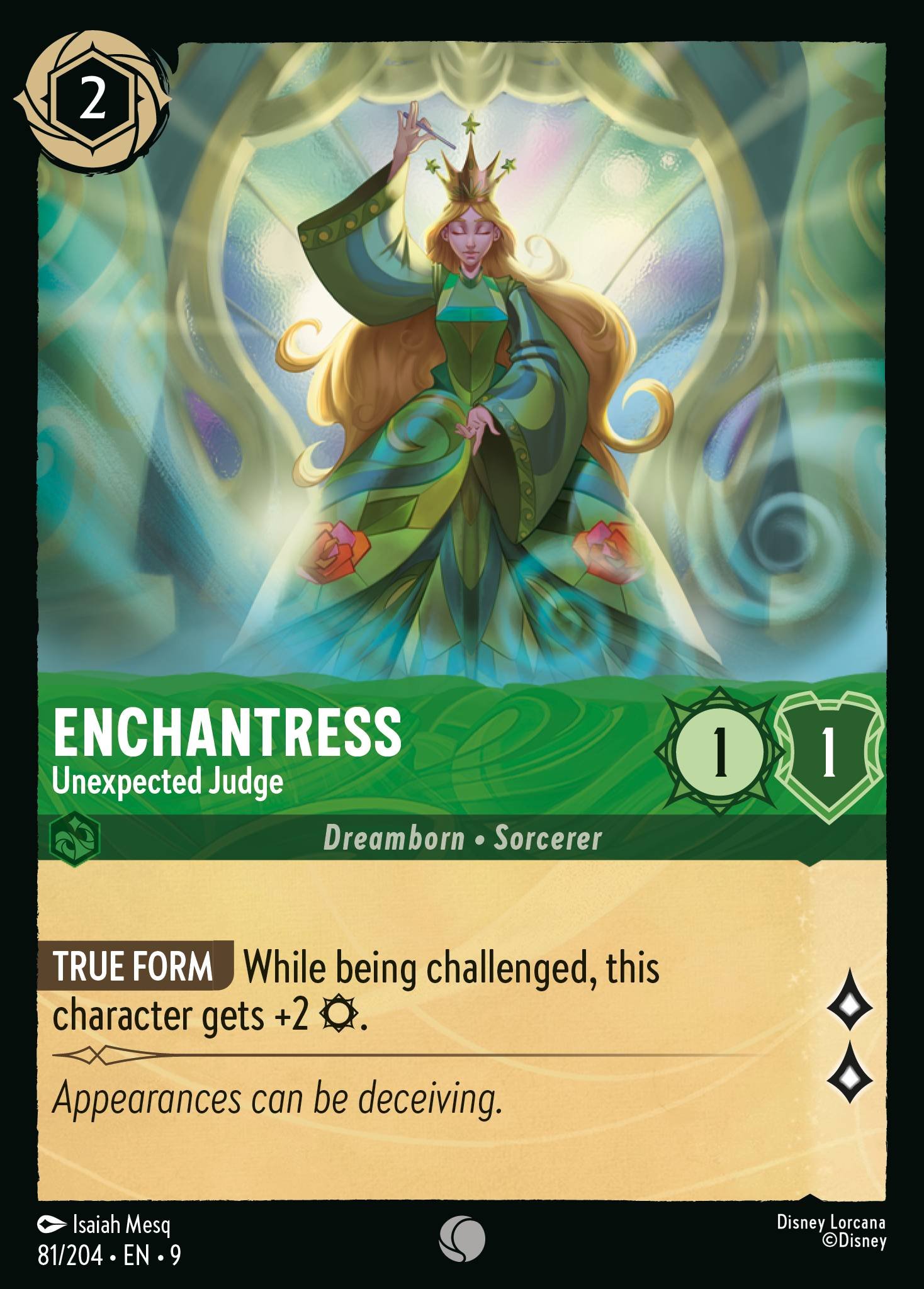 Enchantress - Unexpected Judge (Common &middot; 9 #81)