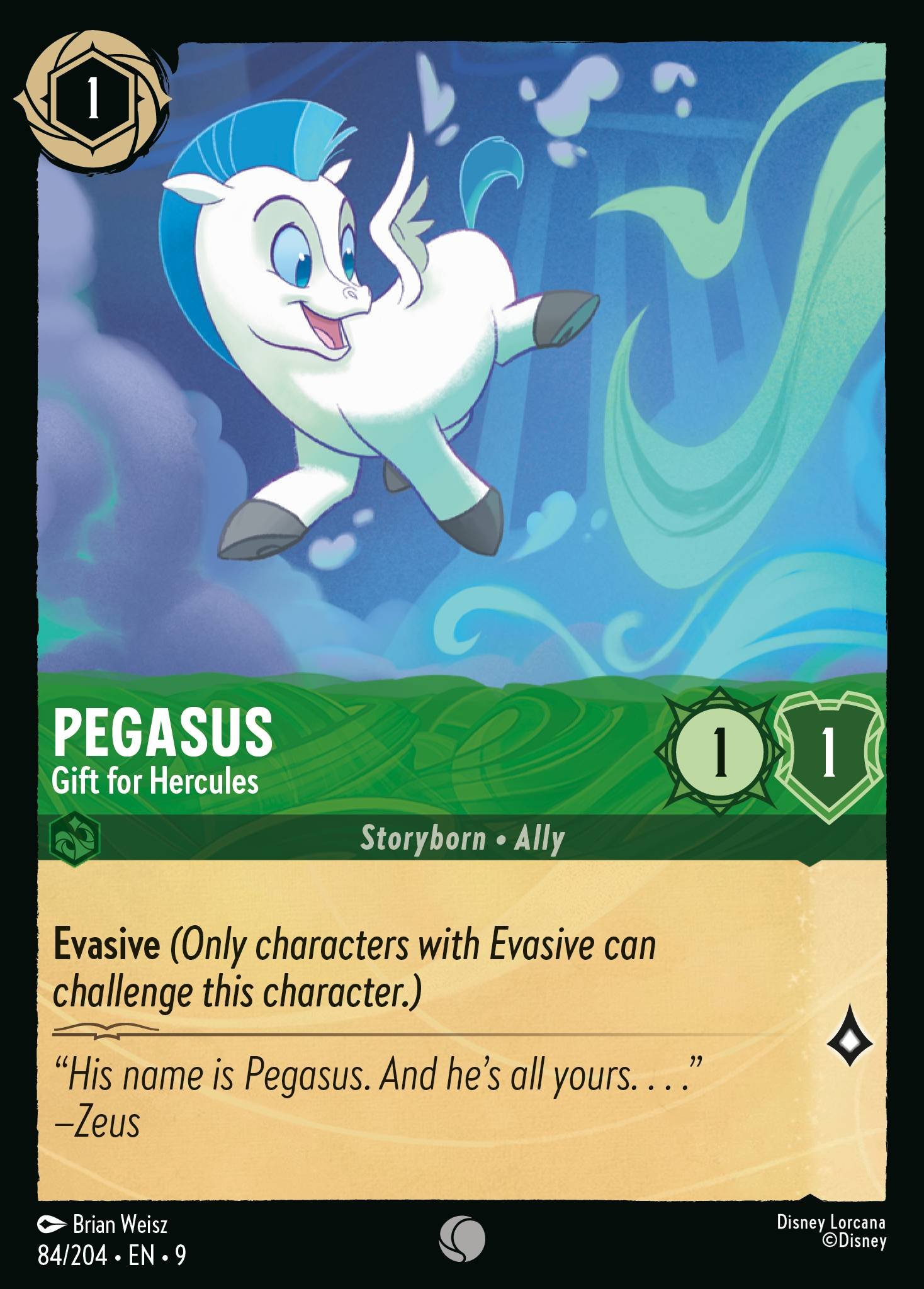 Pegasus - Gift for Hercules (Common &middot; 9 #84)