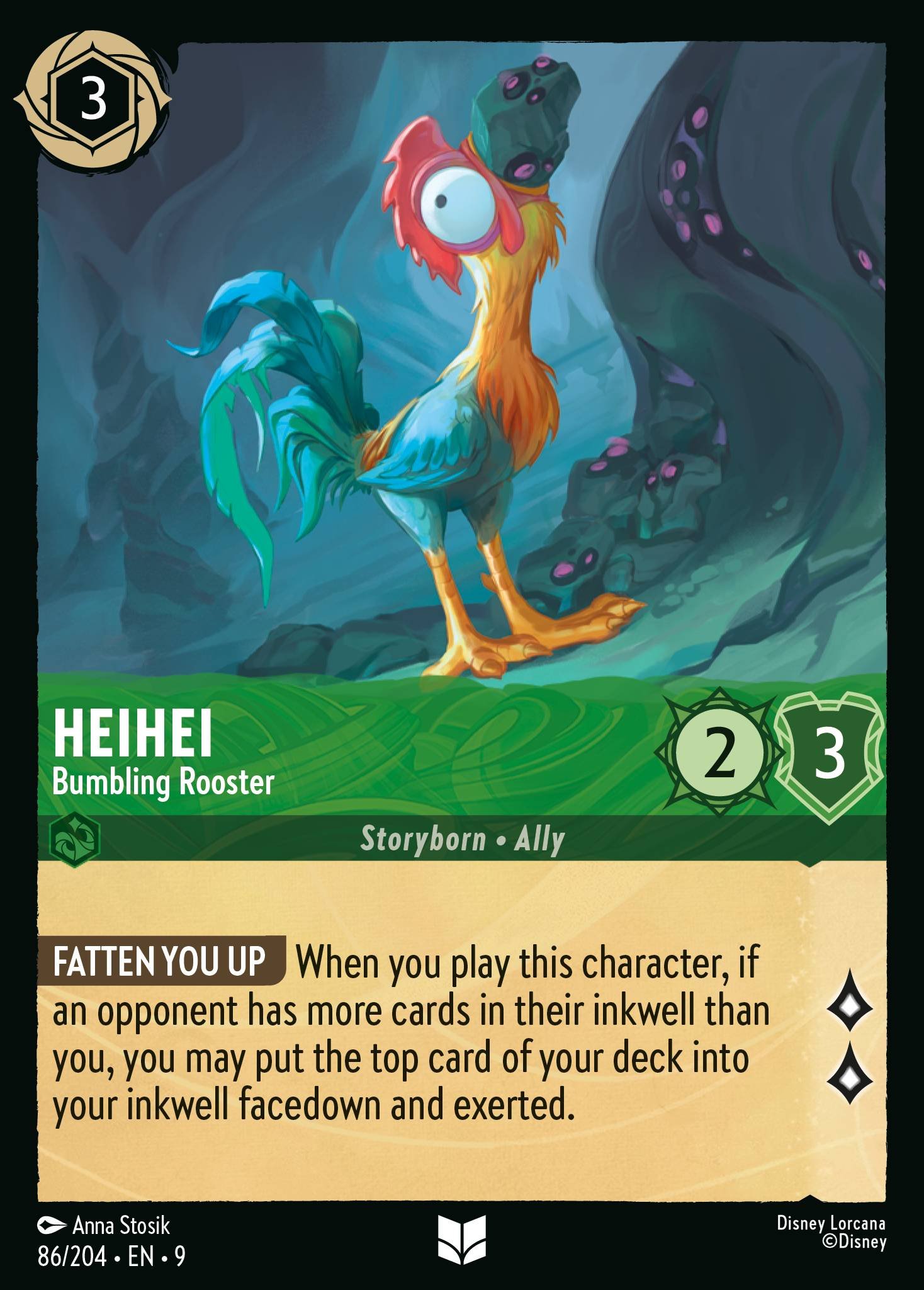 HeiHei - Bumbling Rooster (Uncommon &middot; 9 #86)