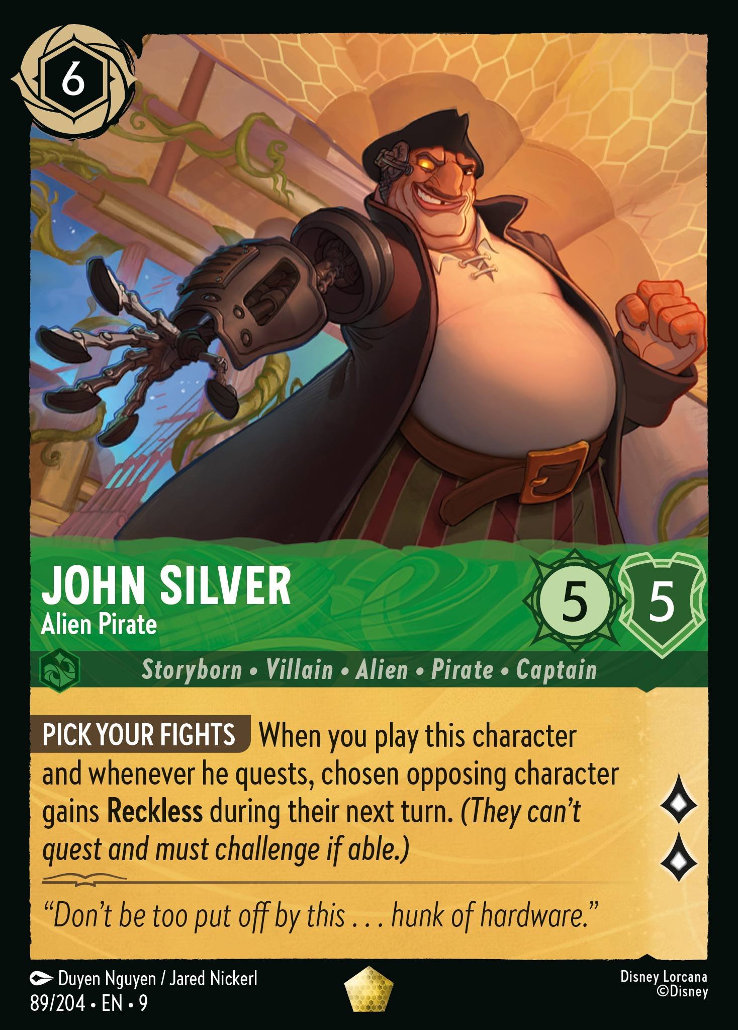 John Silver - Alien Pirate (Legendary &middot; 9 #89)