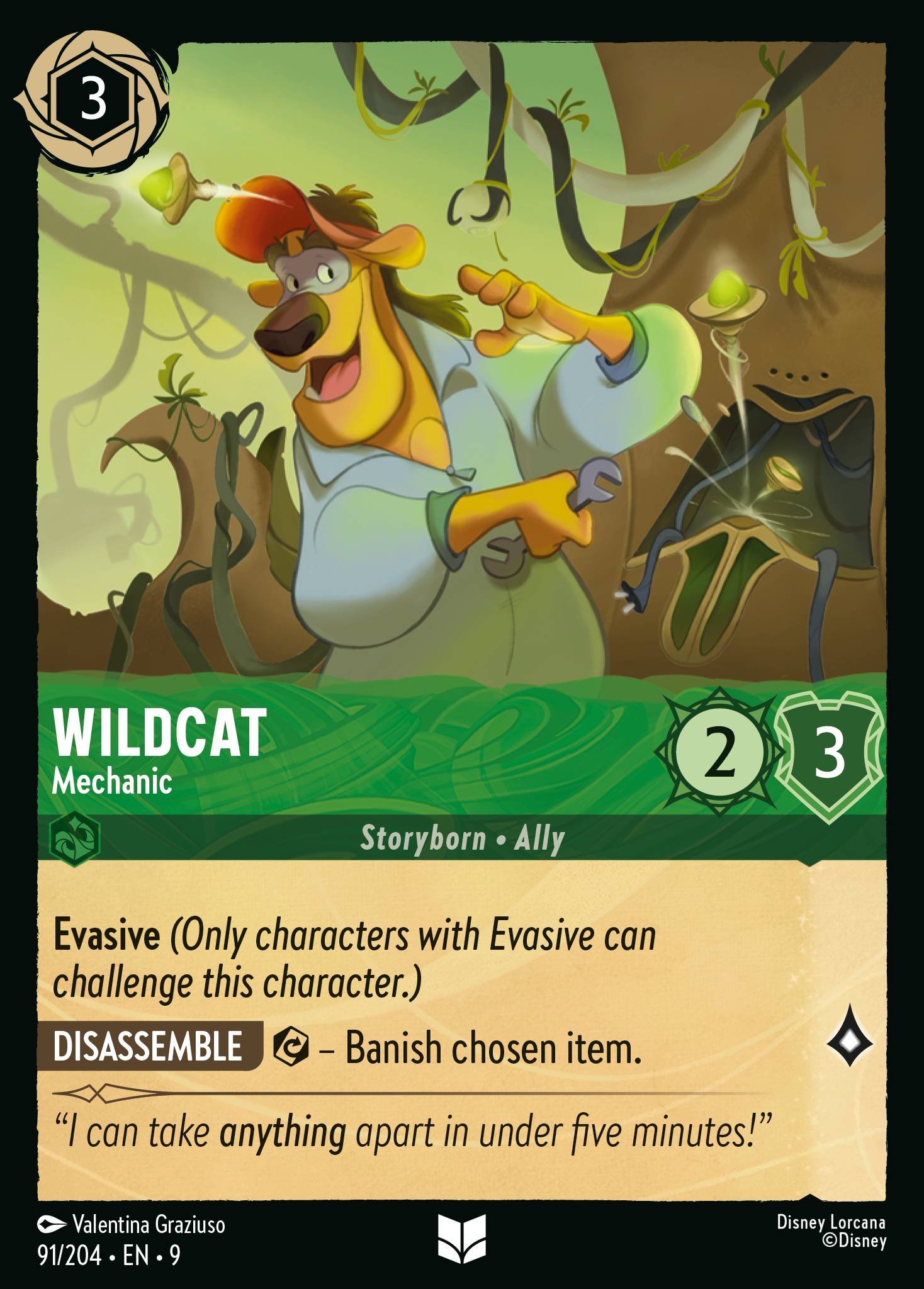 Wildcat - Mechanic (Uncommon &middot; 9 #91)