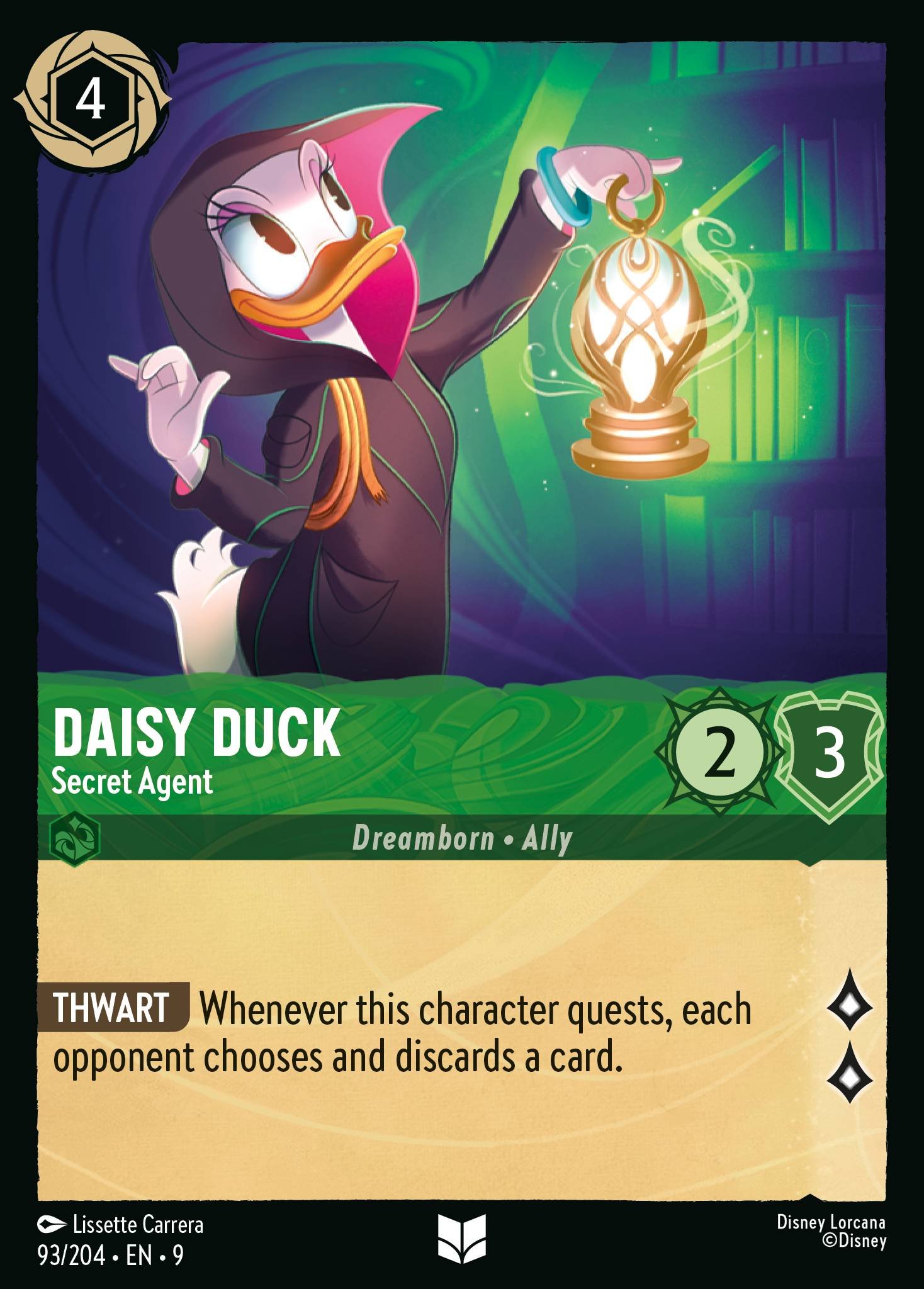 Daisy Duck - Secret Agent (Uncommon &middot; 9 #93)