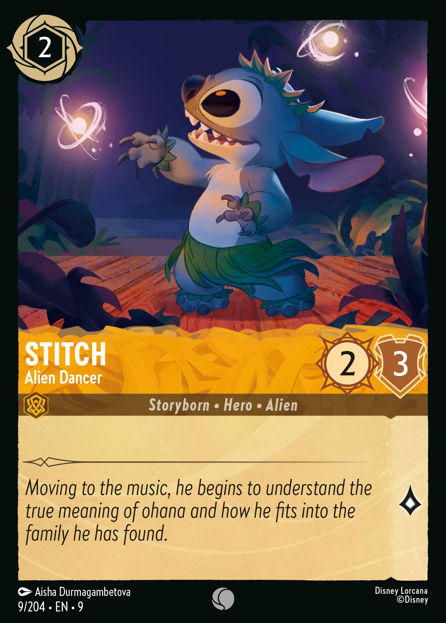 Stitch - Alien Dancer (Common &middot; 9 #9)
